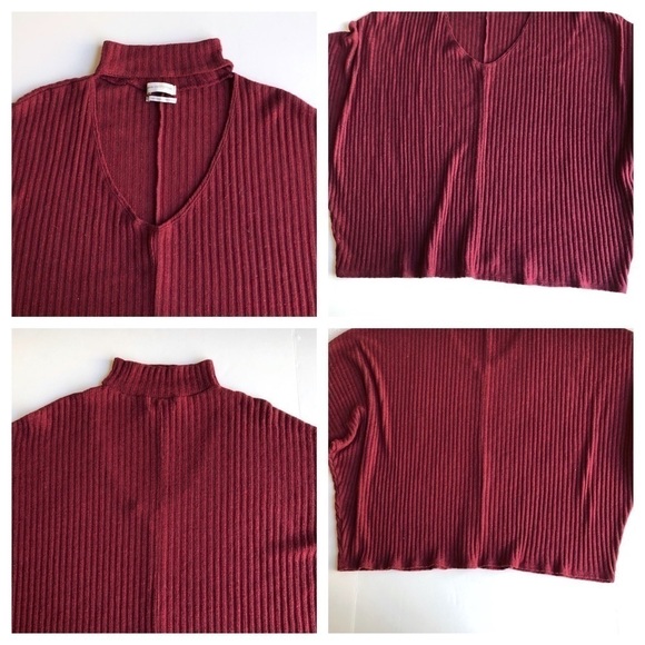 Urban Outfitters Sky Open Mock-Neck Sweater - Picture 6 of 9
